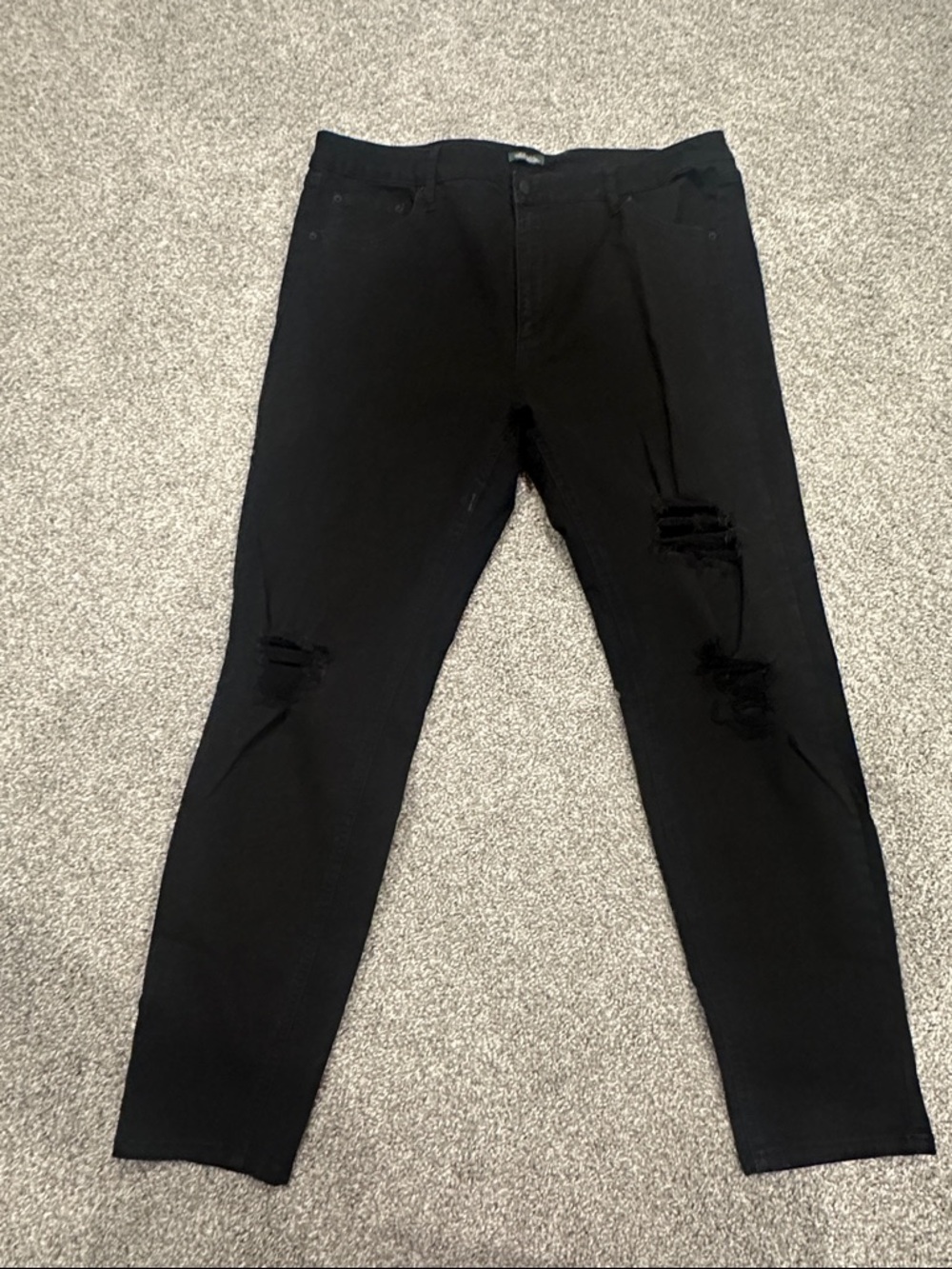wild fable Women’s Black Skinny Ripped Jeans